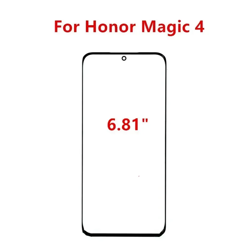 الشاشة الخارجية ل Honor Magic 7 6 Pro V 5 Lite 4 3 Vs3 Vs2 V3 V2 V لوحة اللمس شاشة الكريستال السائل غطاء زجاجي أمامي إصلاح أجزاء + OCA