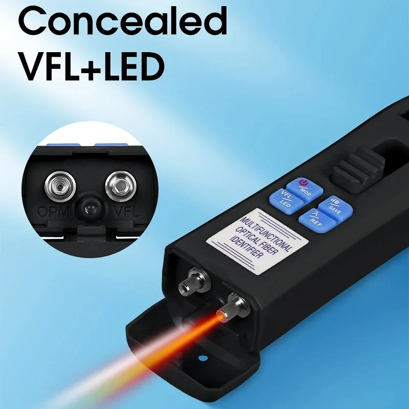 COMPTYCO AUA-C607/C605 Rechargeable Active Optical Fiber Identifier Live Fiber Cable Tester FTTH Tool OFI Built in OPM/VFL/LED
