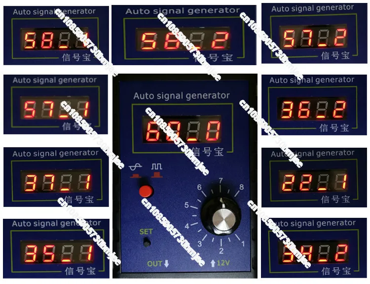 Przenośny Generator sygnału pojazdu samochodowego czujnik halla i wał korbowy Symulator sygnału czujnik pozycji miernik 2Hz do 8KHz