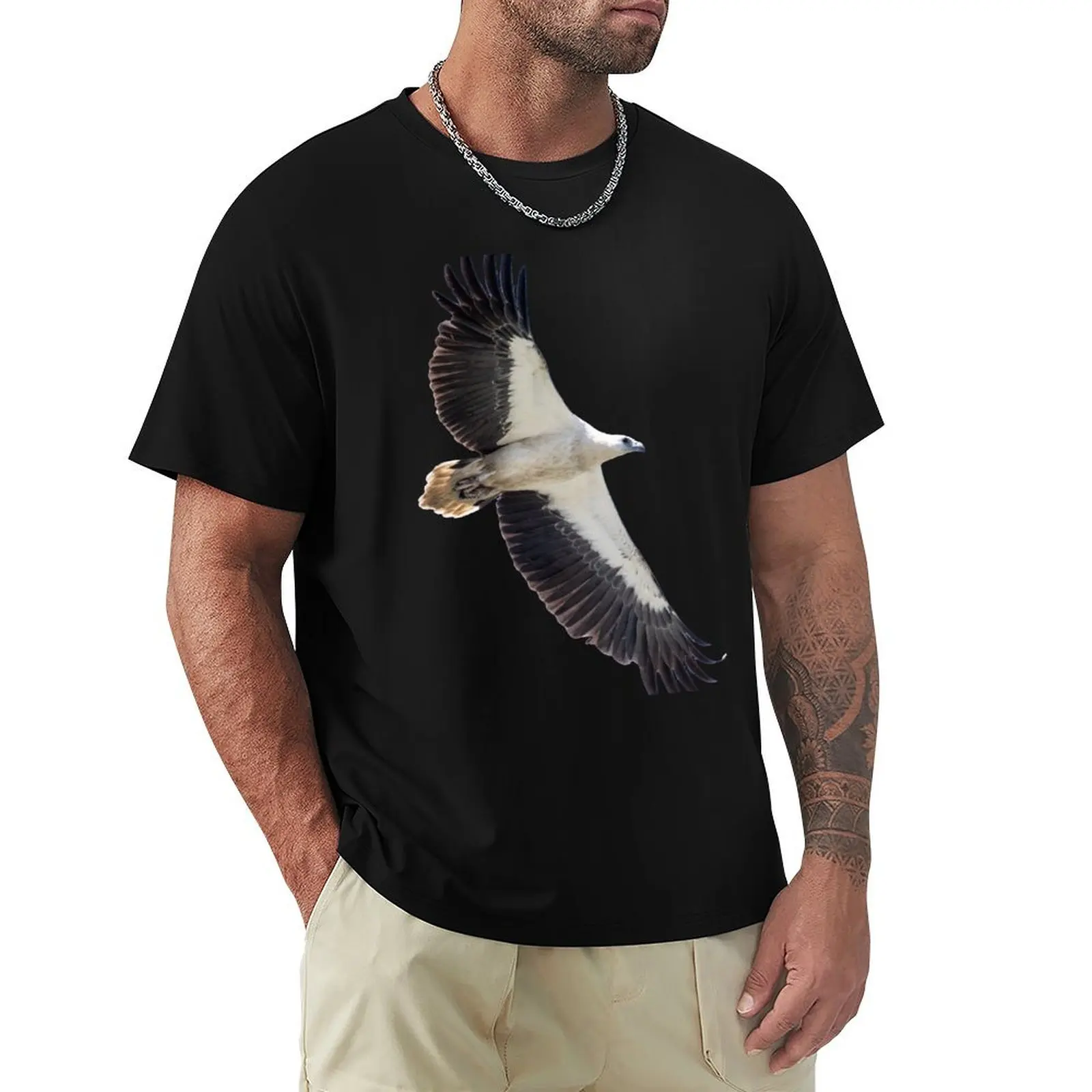 Australian birds photography - white-bellied sea-eagle T-Shirt Relaxed Fit Casual Short Sleeve Top