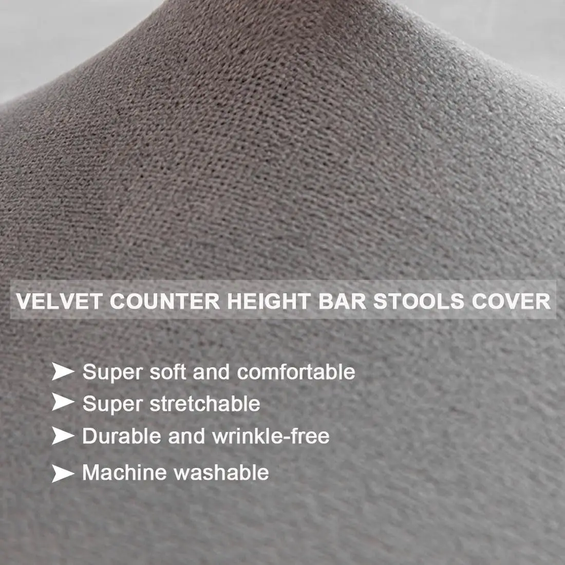 

Бархатный Чехол для барного стула Levoberg, прямоугольный Бархатный Чехол для барного стула