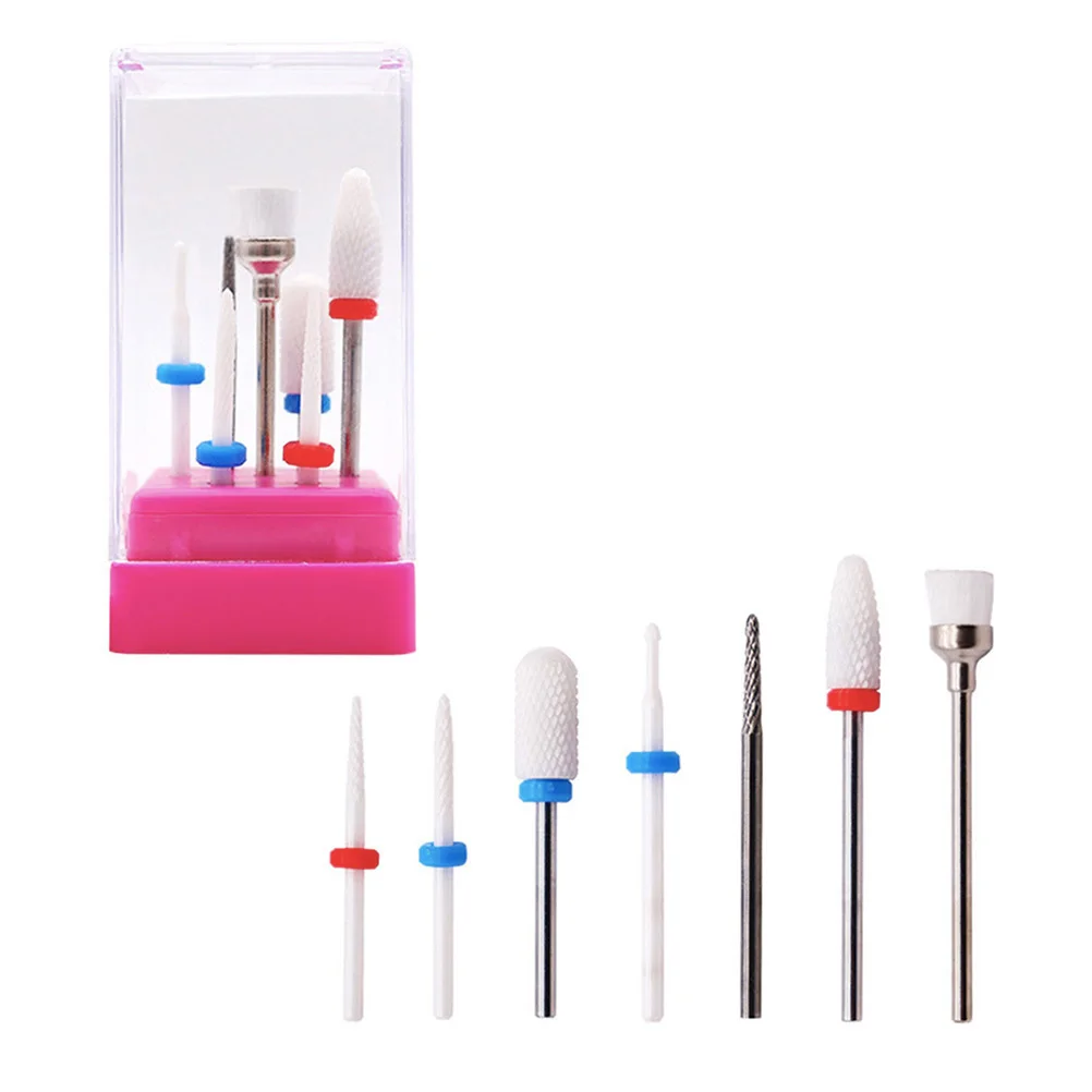 

Ceramics Nail Grinding Head 1Set Kit for Salon Beauty Parlor Spa and Home Nail Pedicure Manicure Tool