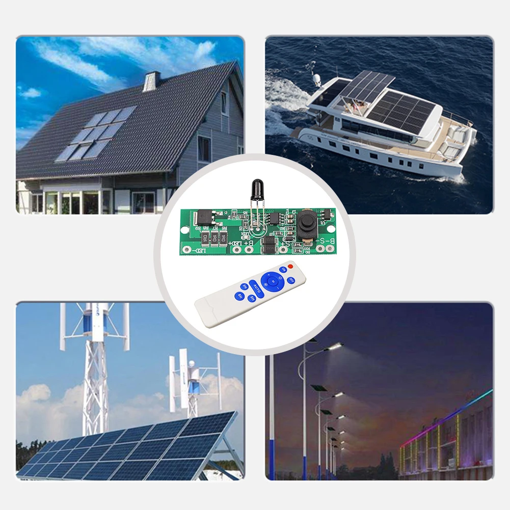 Remote Control Long-Lighting Automatic Power Reduction 3.2V/3.7V Solar Street Lamp Circuit Board Driving Controller