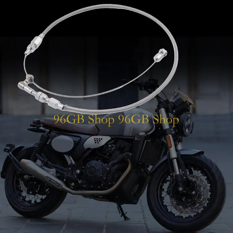 

96GB 24in Braided Accelerator Throttle Cable Universal Replacement Stainless Steel Throttle Cable Easy Installation