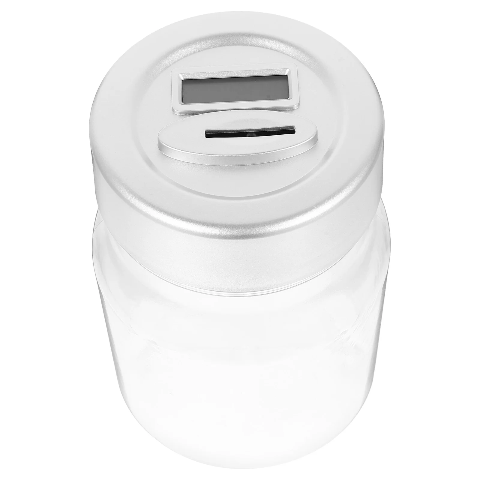 

Transparent Cash Saving Jar Piggy Bank Desktop Coin Container Money Box Clear Savings Home Supplies Tabletop ABS Compact