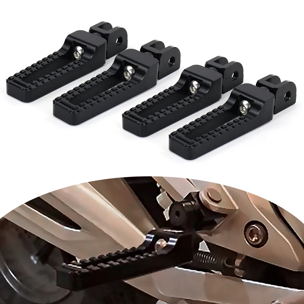 

Motorcycle Front Rear Footrests Foot Pegs Fit For Honda CBR600F CBR600RR CBR900RR CBR1000RR FIREBLADE VTR1000 CB600F CB1000R