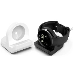 Desktop Dock Charger Adapter Stand Holder For Google Pixel Watch 3/2 45mm 41mm USB Charging Cable Silicone Bracket Accessories