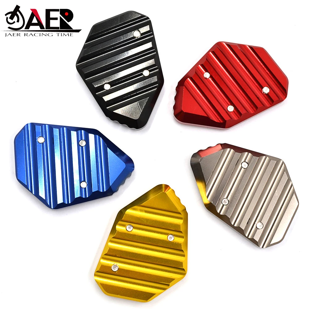 For BMW K1300S 2009-2012 K1300R K1200S K1200R Motorcycle Part Kickstand Sidestand Side Stand Plate Pad moto