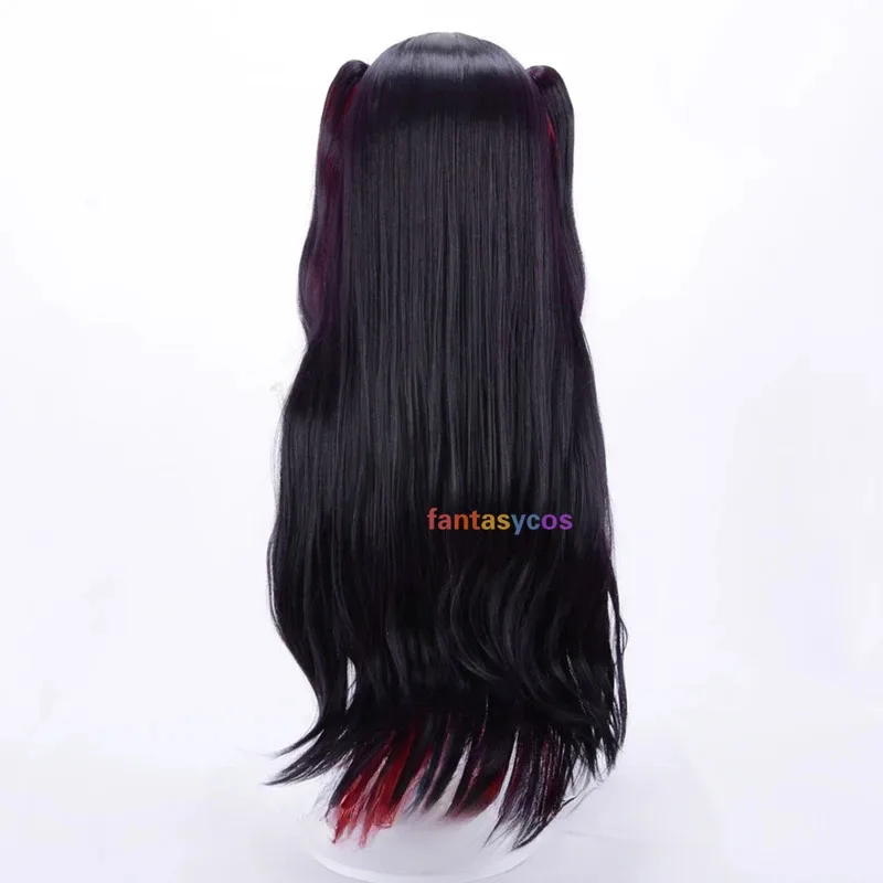 FGO شعر مستعار تأثيري مصير/الطلب الكبير Astarte الفضاء عشتار 80 سنتيمتر طويل بني أحمر مختلط مزدوج الذيل مقاومة للحرارة شعر مستعار؛ 3.k'6;d.a;