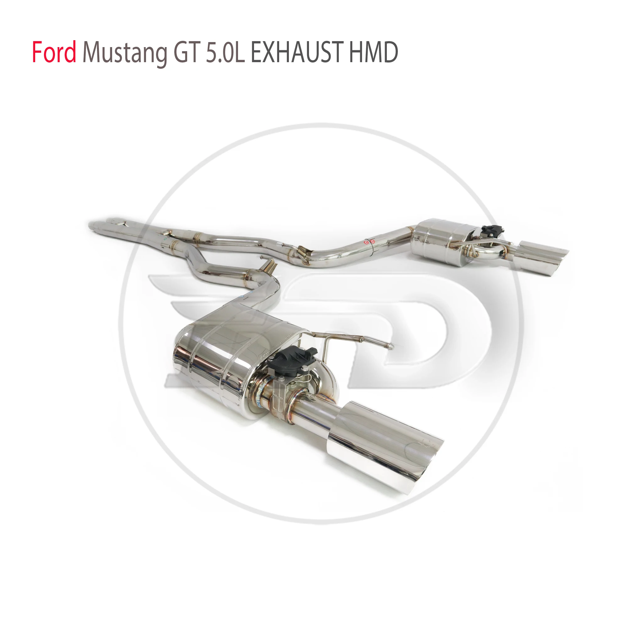 

HMD Stainless Steel Exhaust System Performance Catback For Ford Mustang GT 5.0L Car Valve Muffler