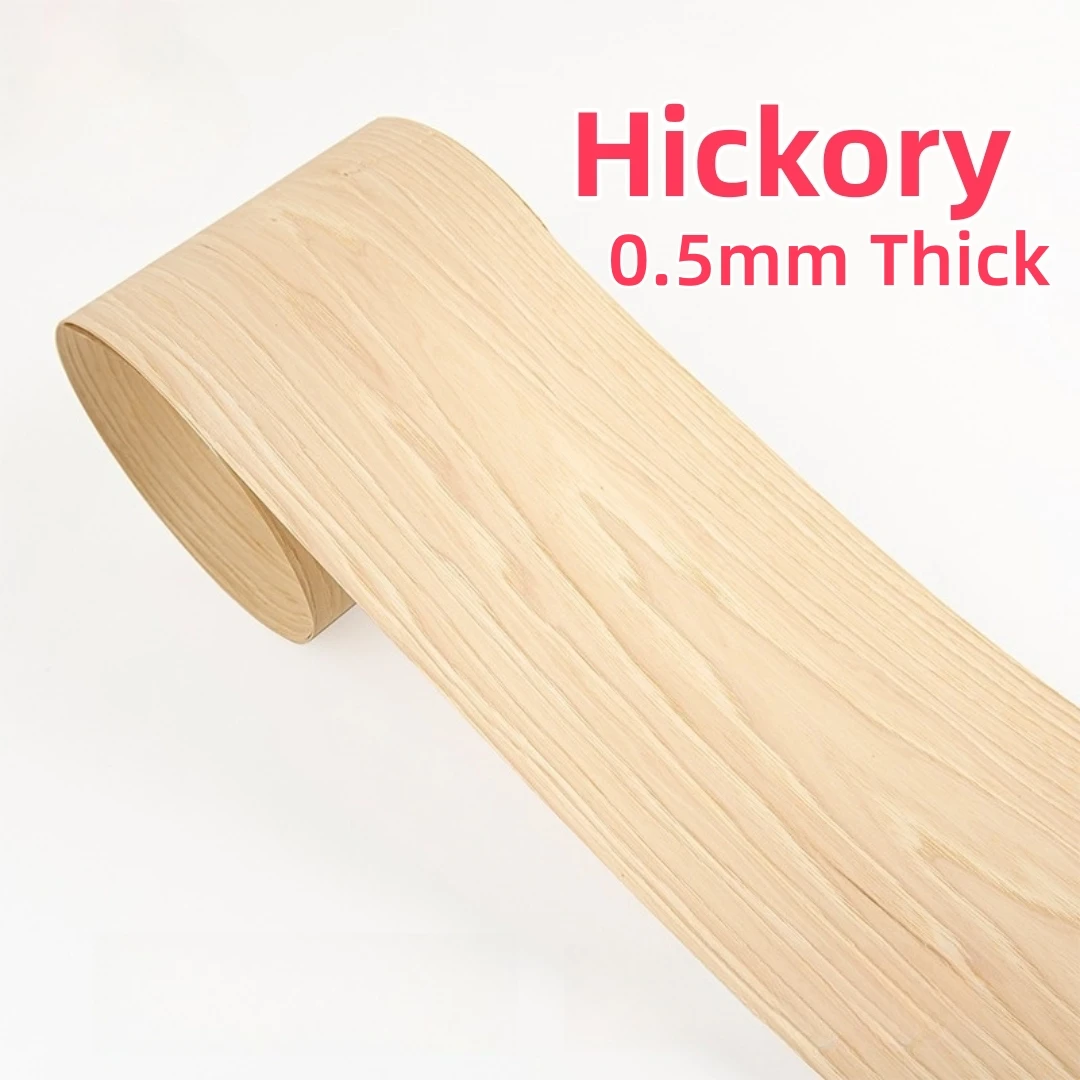 Chapa de Madera Natural de Nogal Americano de 0.5mm de Grosor, Corte Corona, para Proyectos de Carpintería, Fabricación de Muebles DIY, Manualidades Decorativas y Diseño Artístico