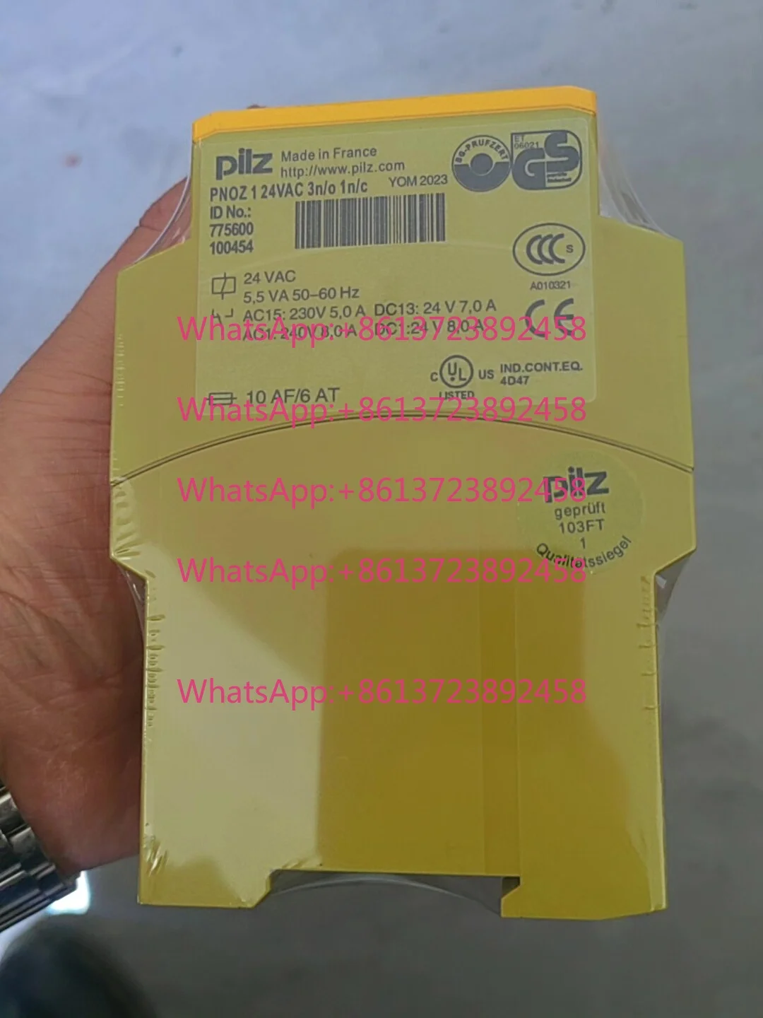 PILZ Pilz Safety Relay PNOZ 1 Model 775600