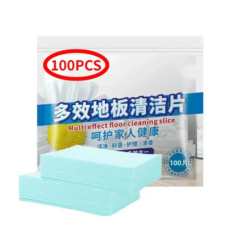 30/100/200PCS Toilet Cleaner Sheet Mopping The Floor Toilet Cleaning Household Hygiene Toilet Deodorant Yellow Dirt Cleaning