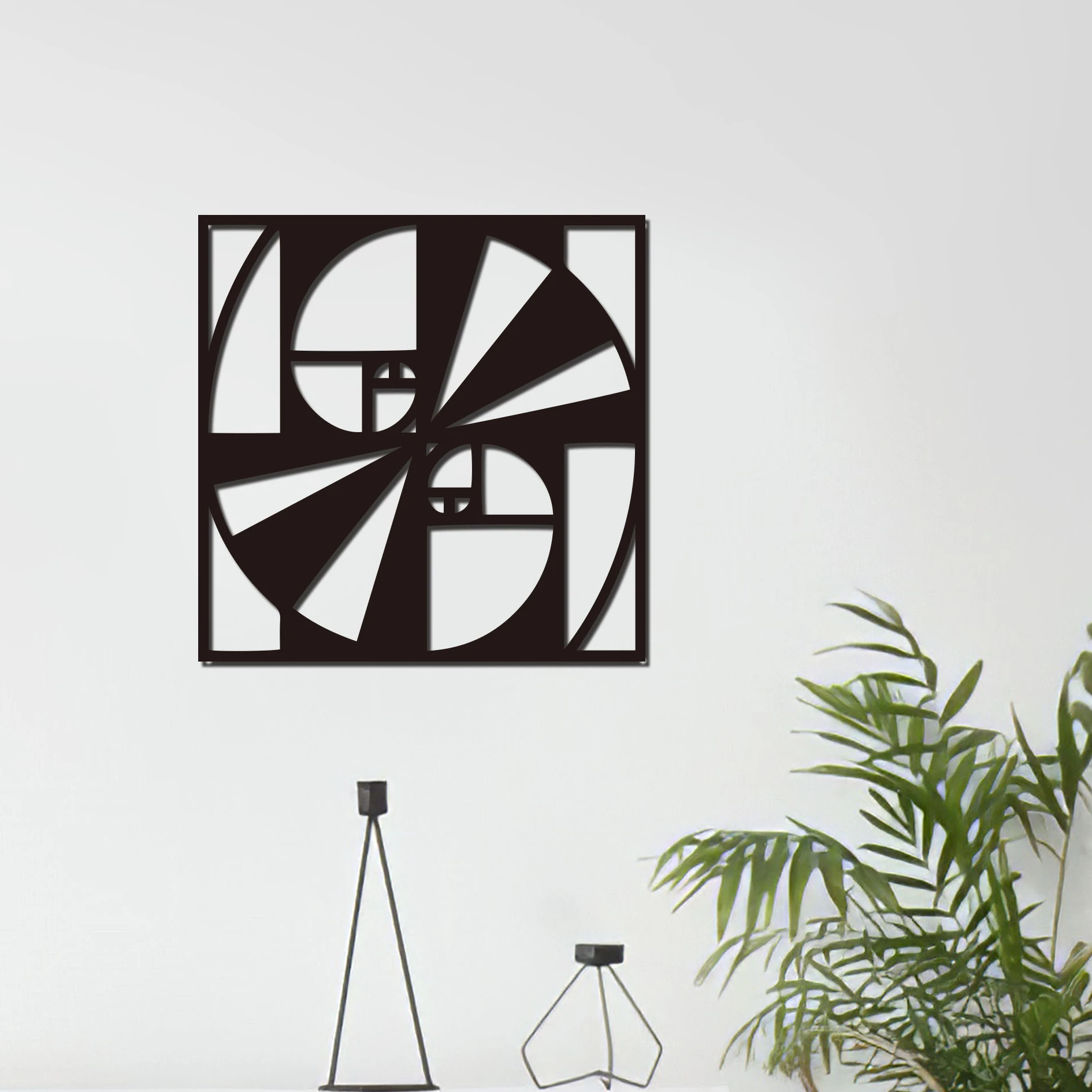 

Golden Ratio Metal Wall Art, Modern Wall Art, Therapist Office Decor, Wall Hangings, Aesthetic Room Decor, Room Decor