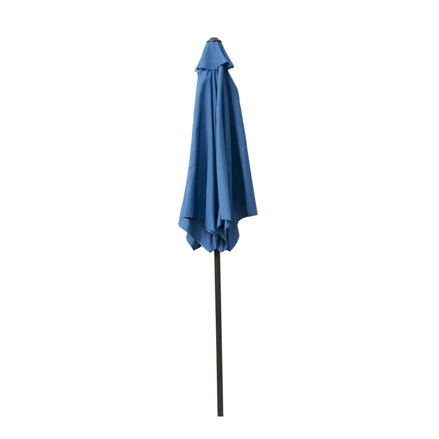 Parasol de piscine avec inclinaison à manivelle, bleu, 9fédération, extérieur, table, cour, plage