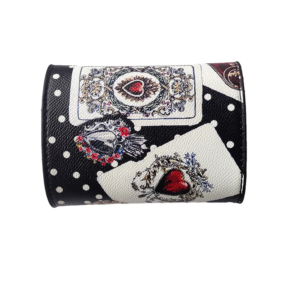 Short Folding Wallet Card Holder 2-in-1 Compact Coin Purse 2023 New Soft Calfskin Multi-Card Wallet