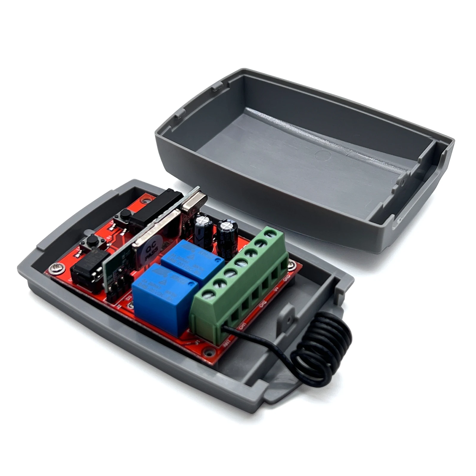 12-24V DC Universal 433MHz Garage Door Remote Control Receiver for AT-4 S449 Fixed code and Rolling code remote contr