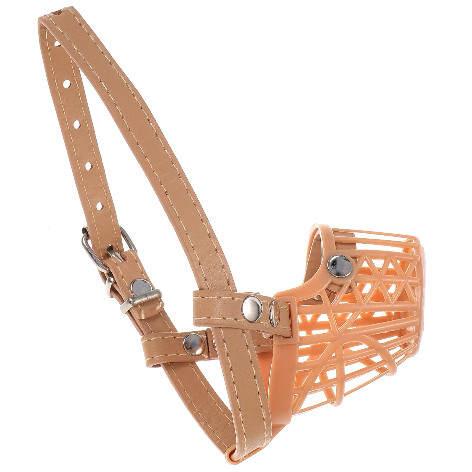 

Premium Pet Dog Muzzle Basket Type Anti-Bite Barking Prevention Training Collar Comfortable Fit Size Xs Dog Muzzle