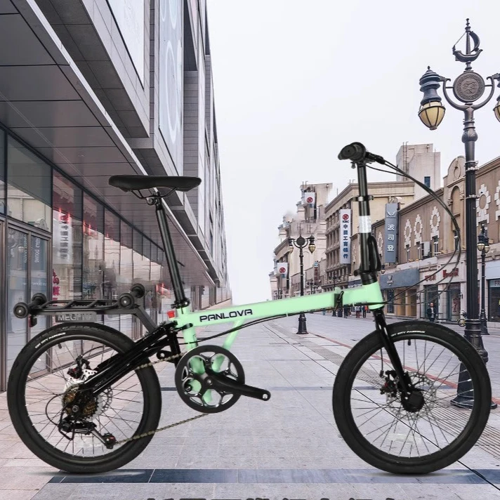 

20-Inch new three-fold variable-speed disc brake for adults unisex ultra-light portable student bicycl