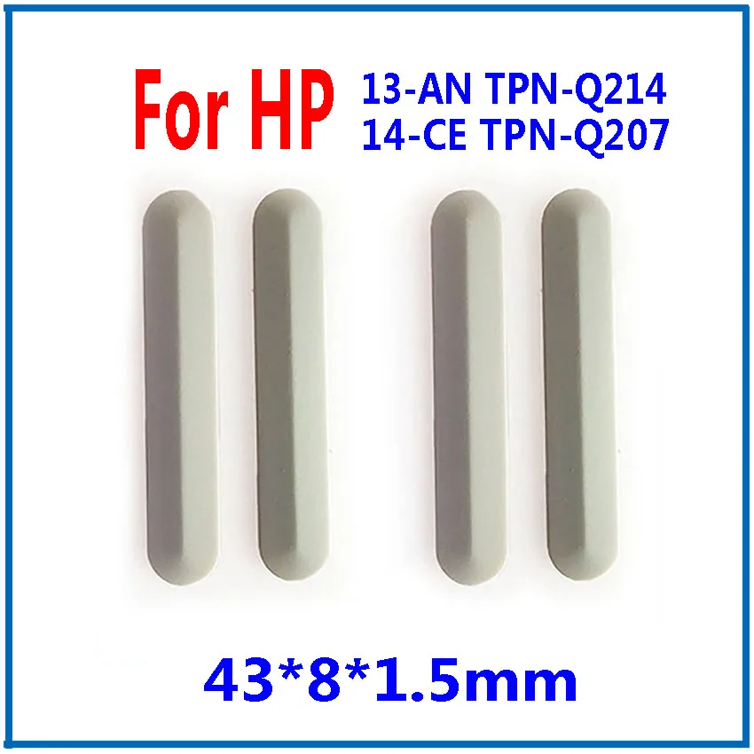 

2-4PCS NEW Original DIY Laptop Rubber Pad For HP 13-AN TPN-Q214 14-CE TPN-Q207 43x8x1.5mm Lower Cover Foot Pad With Double-Sided