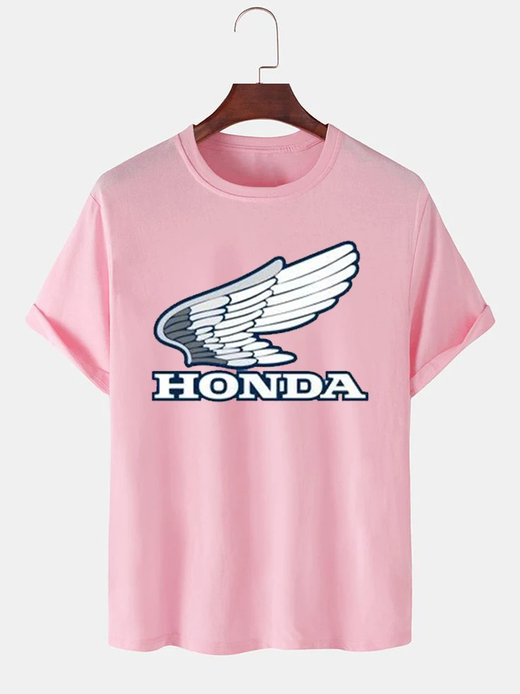 

Camiseta Masculina Y Femenina De Honda, Camiseta De Cuello Redondo De Verano De Honda De Alta Calidad, Manga Corta