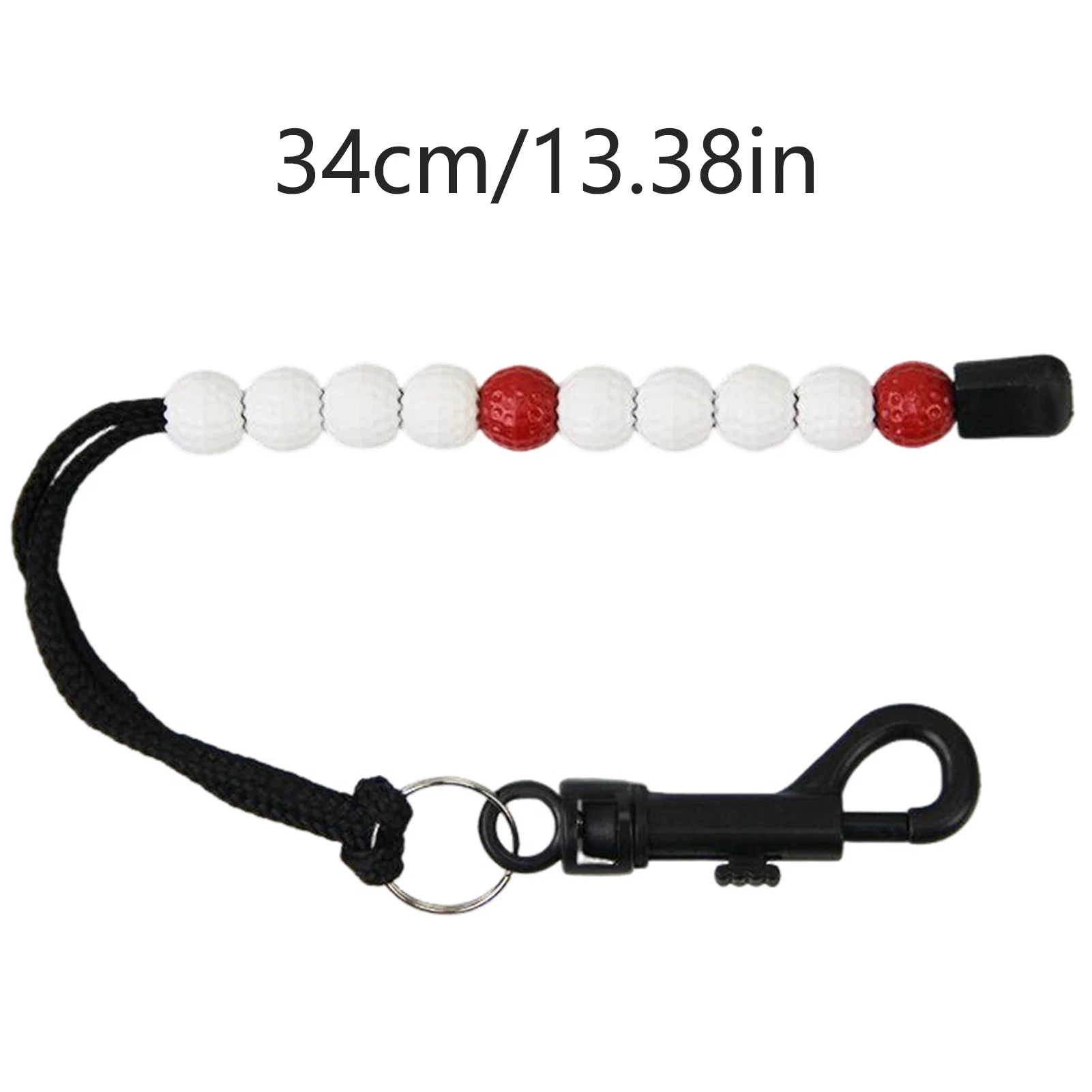 عداد خرز الجولف المحمول، سلسلة مطرزة من البلاستيك المتين، هدايا الجولف للرجال والنساء اللاعبين #5