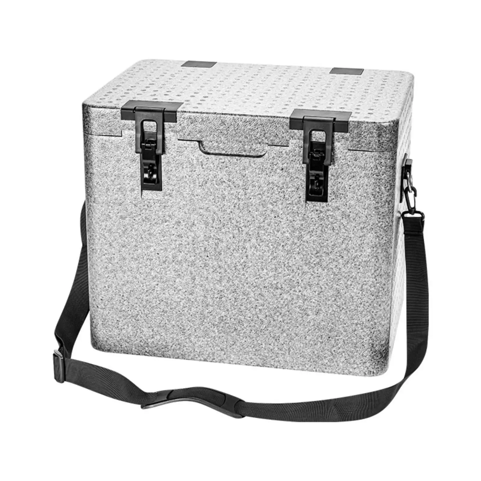 Expanded Polypropylene Foam Insulated Food Transport Box Temperature-Controlled 37 L Insulated Cooler with Shoulder Strap
