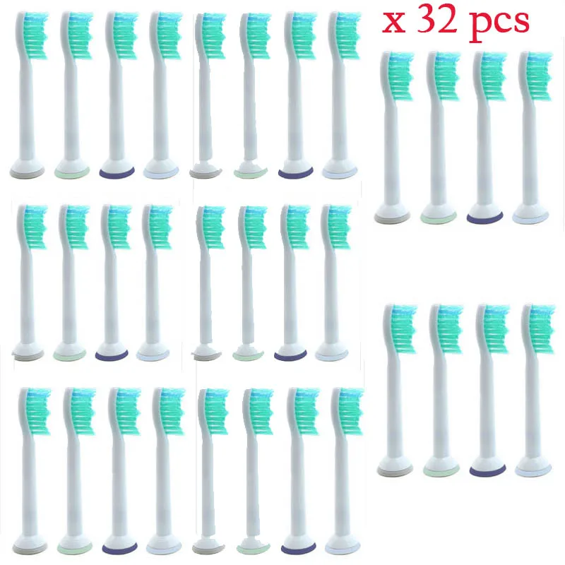 32pcs HX6014 Toothbrush brush Head for phil Sonicare HX3 HX6 HX9 Series HX3210 3211 6150 6500 6510 6530 9342 6730 9312 9372 ips