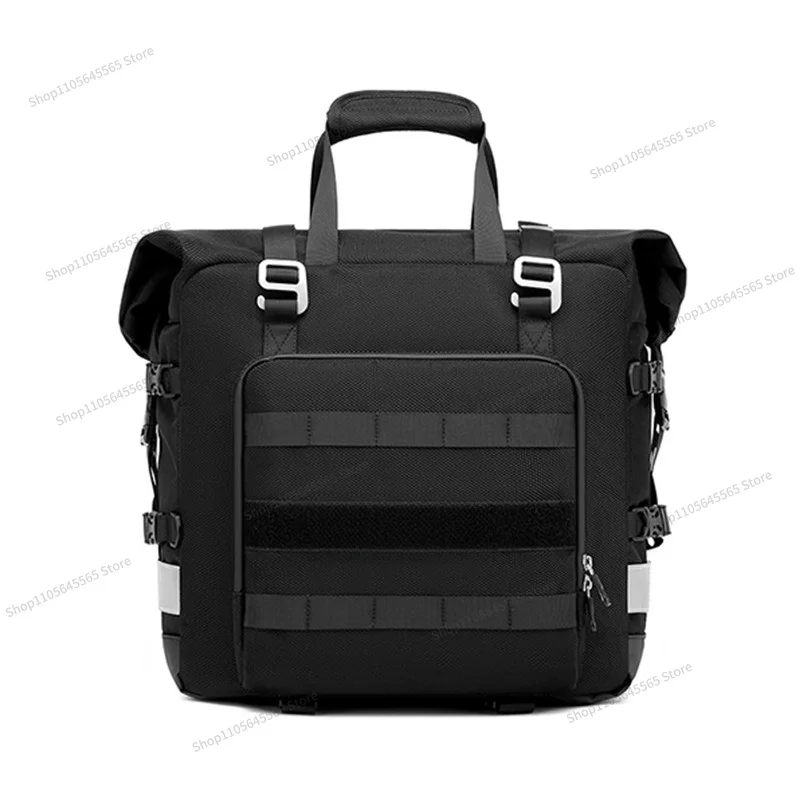 Quick Release Motorcycle Bicycle Side  Waterproof Side Frame Bag Motorcycle  Pack Large Capacity Rear Seat Bag