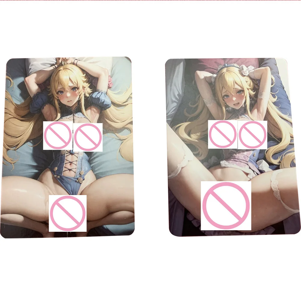 

Sexy Anime Nude Cards Marios Princess Peach Big Breasted Beauty Collection Card Matte Anime Peripheral Otaku Gifts 63*88mm