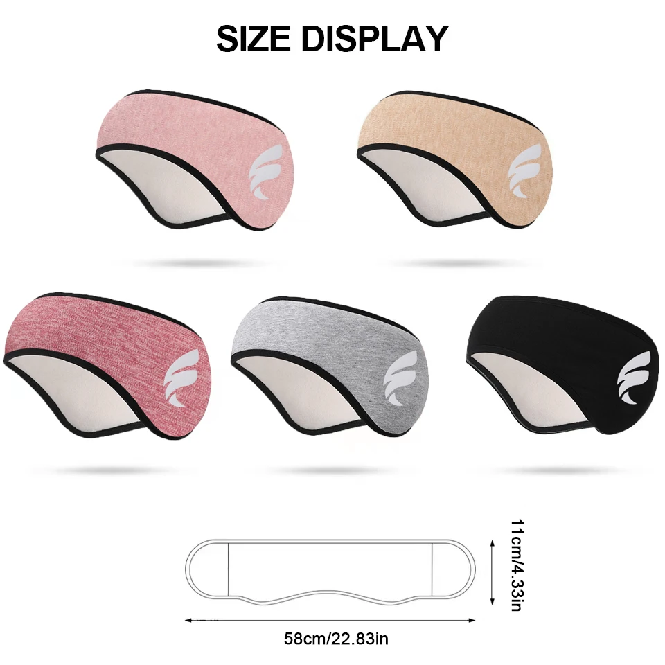 Warm Fleece Ear Warmer Thermal Windproof Face Mask Cycling Running Skating Fishing Camping Hiking Outdoor Sports Headwear