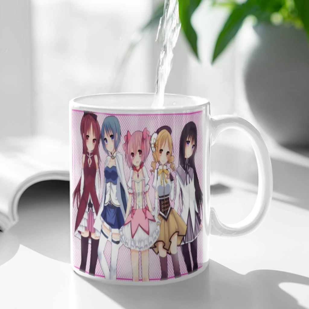 Puella Magi Madoka Magica Ceramic Mug Cute Coffee Tea Milk Stave Mugs And Cups with Handle Novelty Gifts