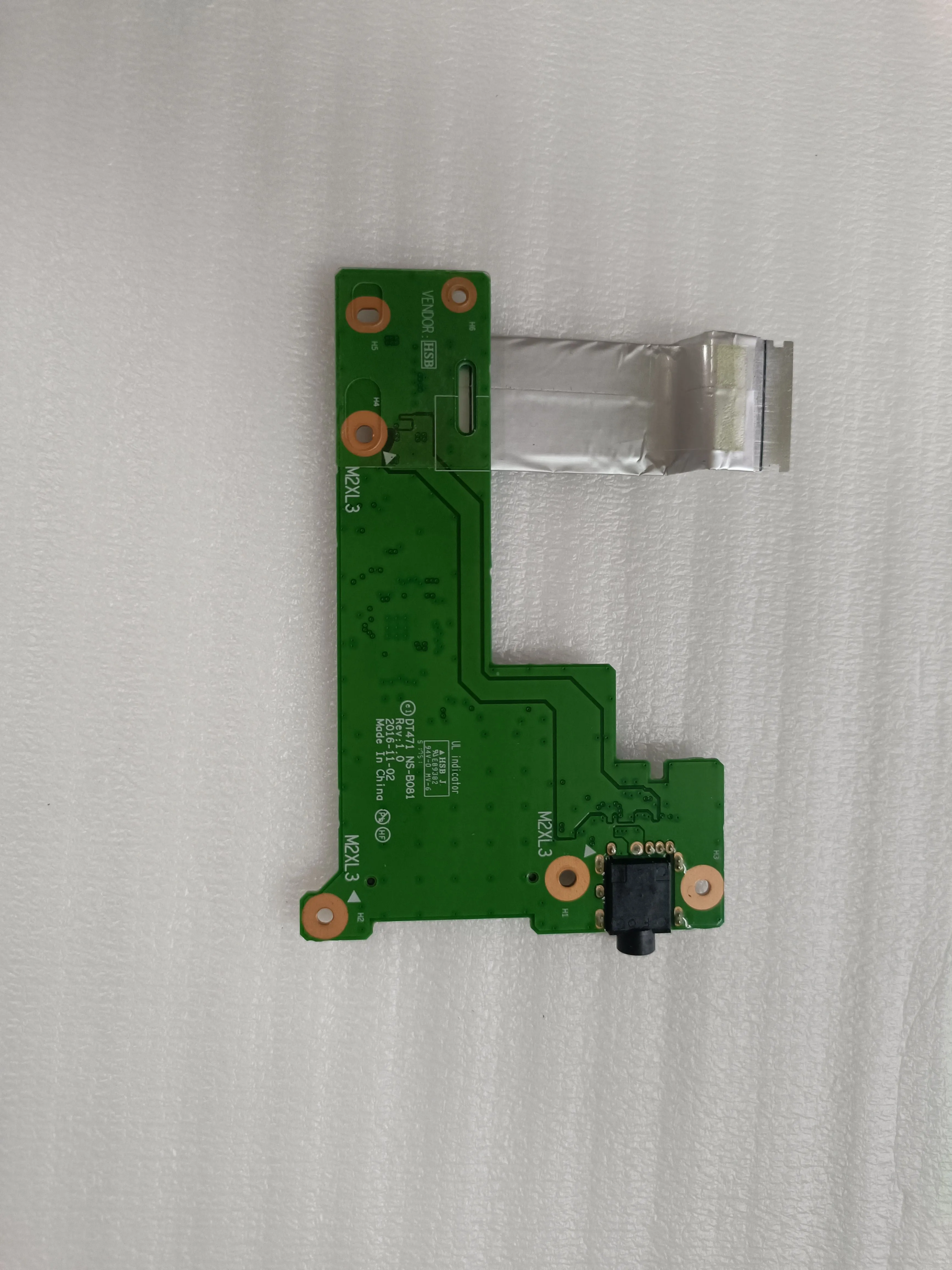 ใช้ต้นฉบับสําหรับ Lenovo Thinkpad T470S อินเทอร์เฟซ USB บอร์ดขนาดเล็ก NS-B081 บอร์ดเสียงพร้อม