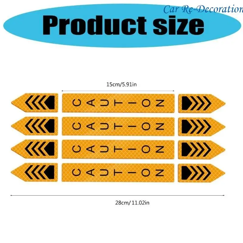 R58D باب السيارة عاكس شريط مضاد للماء الشارات العاكسة الشريط