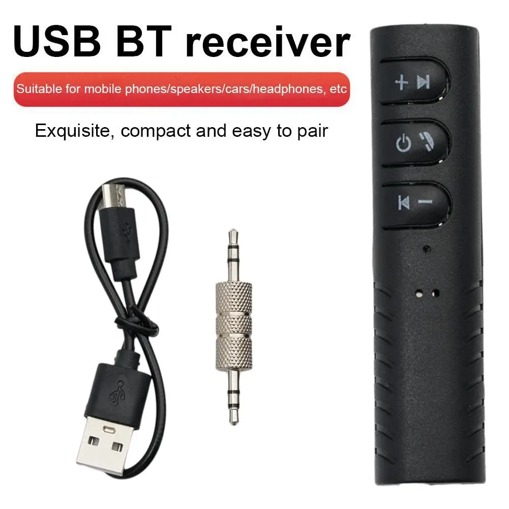 Wireless BT Compatible 5.0 Receiver Transmitter Adapter 3.5mm Jack For Car Music Audio Aux Headphone Reciever Handsfree