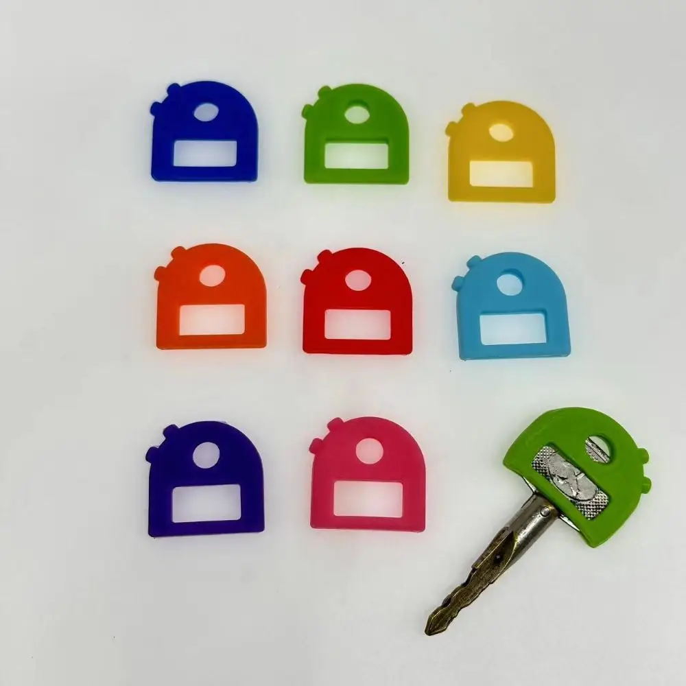 2Pack Organizer Tags Key Cap Covers NEW Label Multicolor Topper Key Holder Elastic Key Identifier