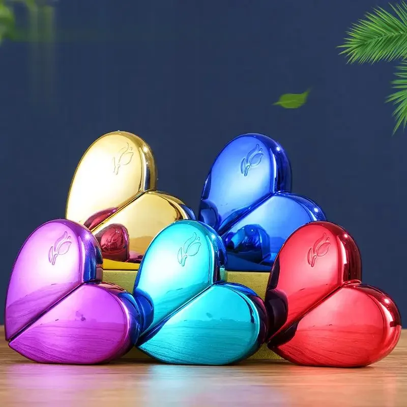 Bouteille de parfum en forme de coeur de voyage bouteille en verre cosmétiques portables bouteille de pulvérisation bouteille vide en verre 30ML