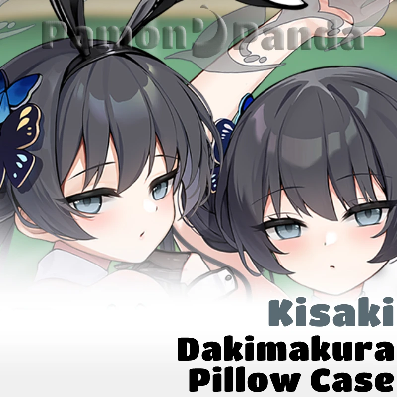 

Kisaki Dakimakura Blue Archive Game Sexy Pillow Case Hugging Full Body Cushion Cover Otaku Pillowcase Bedding Decor Home Gift