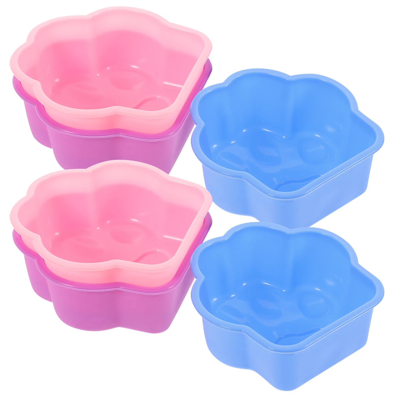 

6 Pcs Silicone Cake Molds Baking Cups Chocolate Moulds Reusable Gifts for Friends Who Love Baking Muffin Dessert Molds