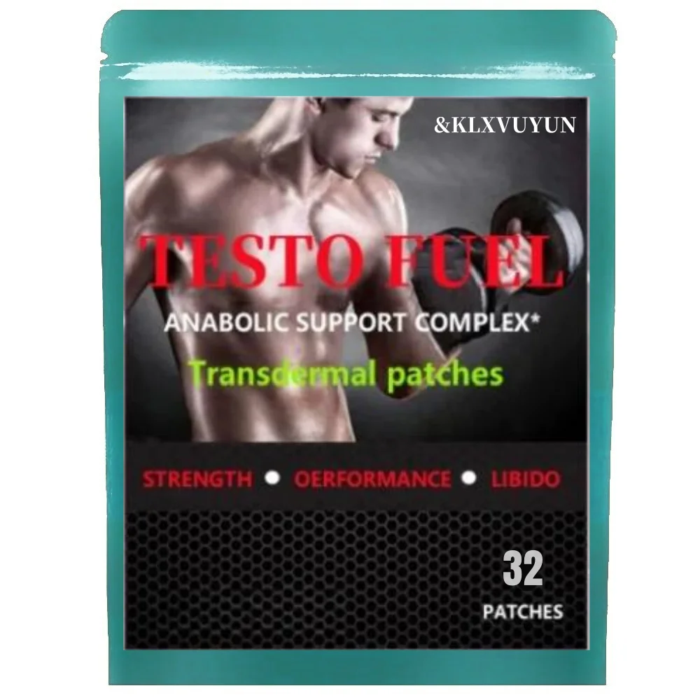 AUTHENTIC TESTO FUEL Natural Testosterone Booster Anabolic Muscle Mass Testofuel. Transdermal Patches for Rapid Muscle Growth