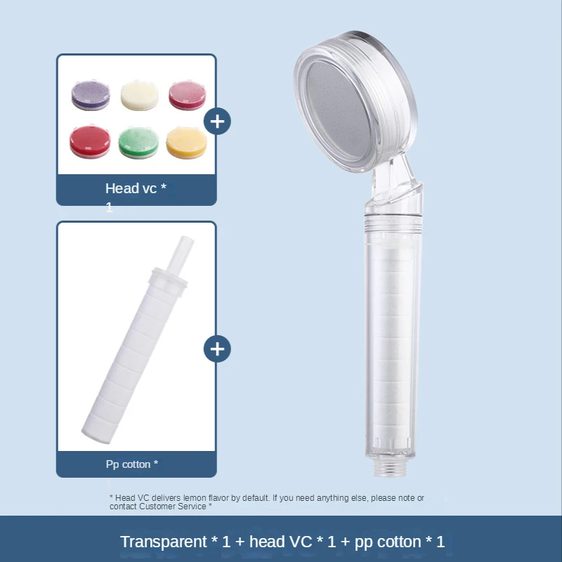 Vitamin C Shower Filter Head With PP Cotton Removal The Cholorine Bathroom Shower Filter Head ressurized Water Saving