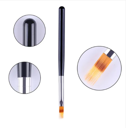 Hot Koop Nail Art Gradiënt Ongelijke Brush Pen Uv Polish Tips Geleidelijke Bloeiende Gradiënt Schilderij Tekening Brush Pen Manicure Gereedschap