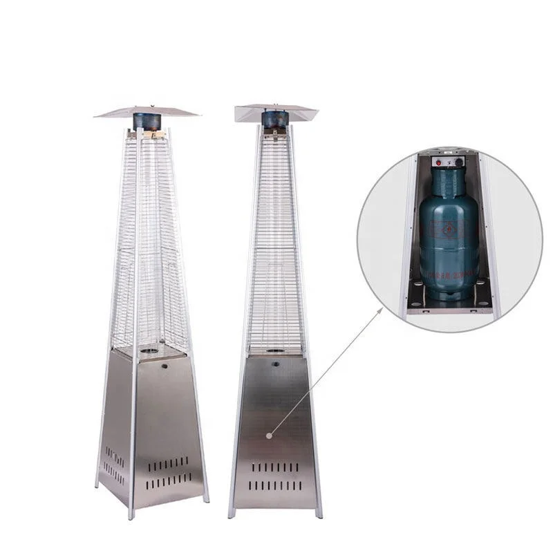 Outdoor Pyramid Gas Flame Heater Outdoor Activity Standard Flame Patio Heater