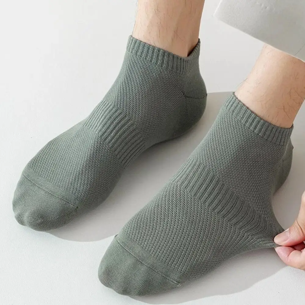 12 paia/set calzini estivi da uomo traspiranti calzini corti in rete sottile a prova di odore che assorbono il sudore calzini invisibili ad asciugatura rapida