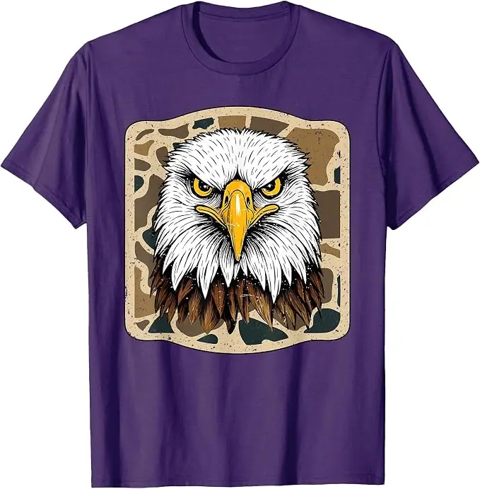Eagles Camo Football Game Day Schul-Maskottchen Team Spirit T-Shirt Y2k Schul-Football-Team Spirit Kleidung Weiches Baumwoll-Grafik-T-Shirt – Detail 18