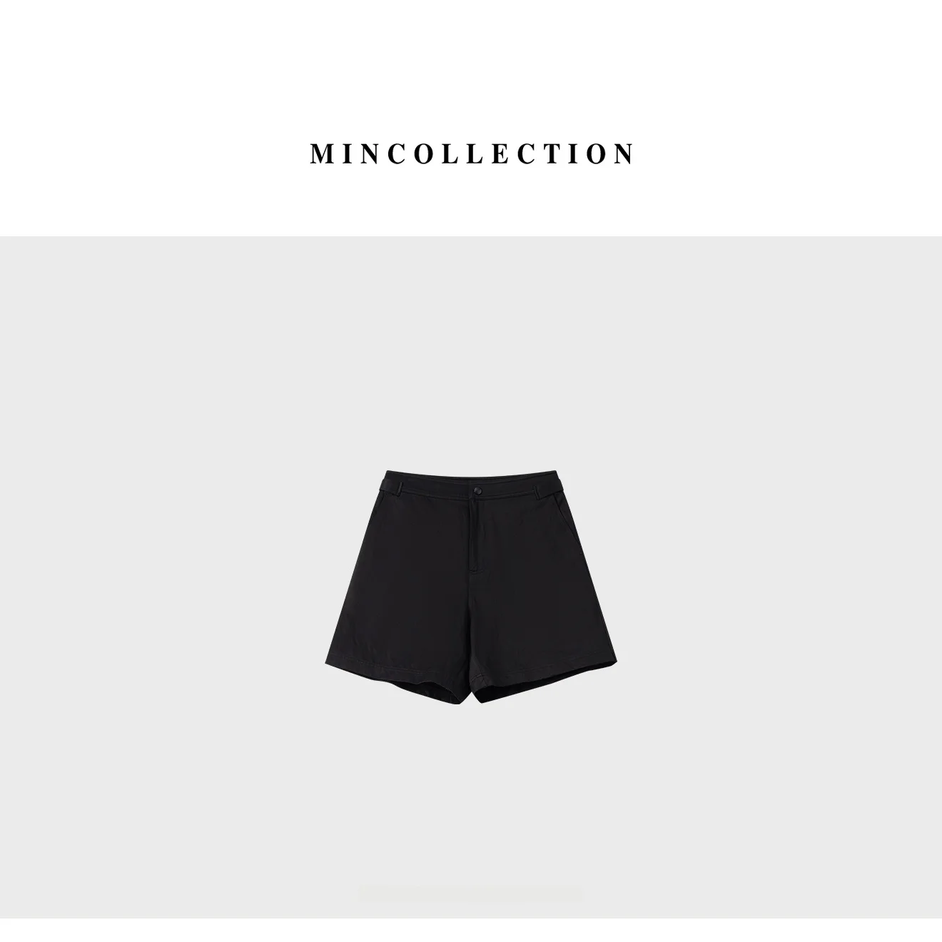 

Mincollection Metal Tead Design Casual A-Line orts Pleated Waist High Waist Straight Leg Cotton Blend Summer Women's Pants