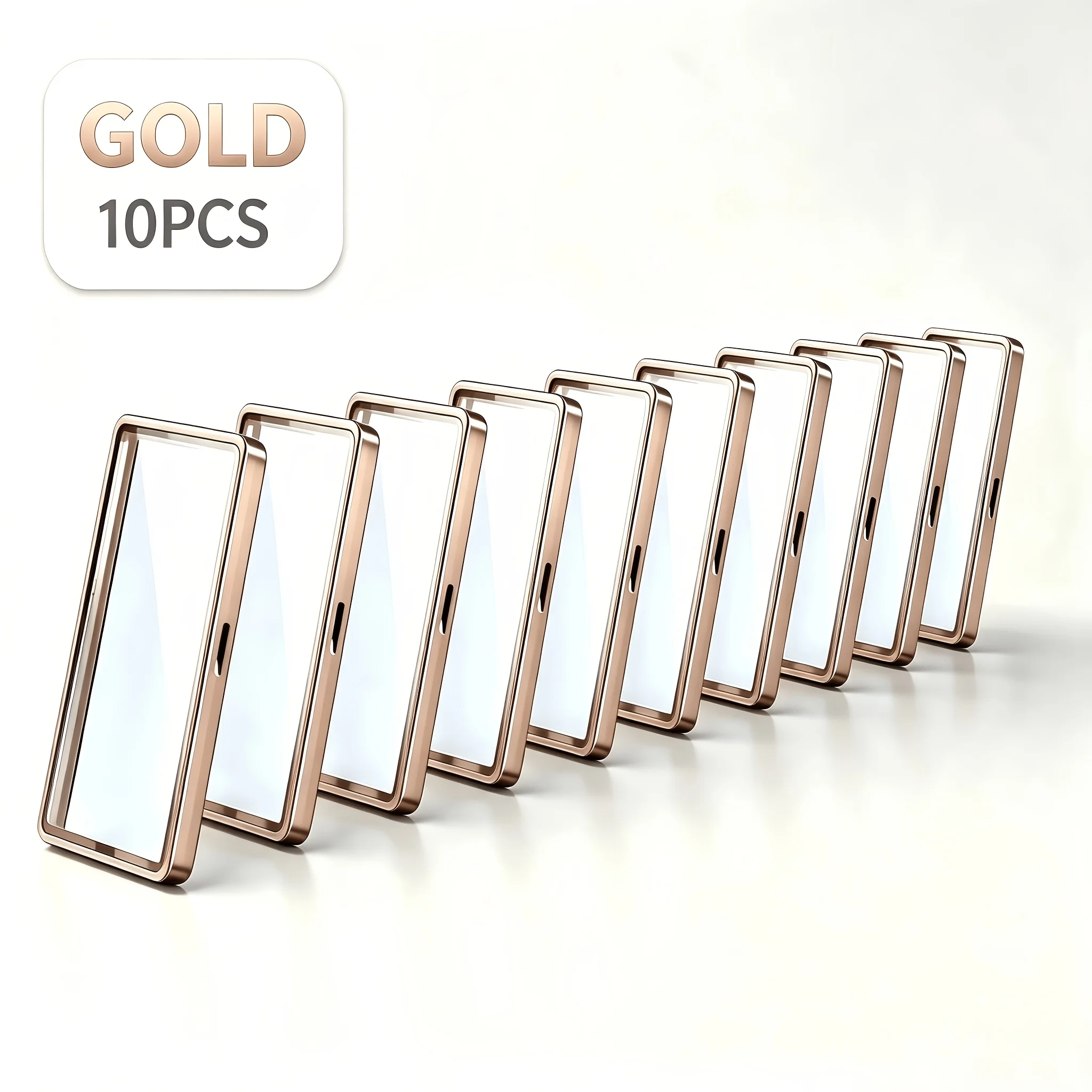 10 PCS Pack, Aluminum Alloy FOR PSA Rating Card Case, UV Resistant - Stackable Magnetic Alloy Case for Rating Cards, for Collection Card Storage, Halloween Gifts, etc