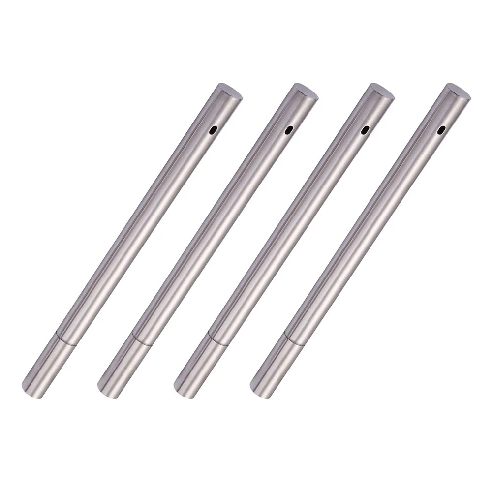 

4 Pcs Stainless Steel BBQ Skewer Bucket Protective Lid Dust Moisture Resistant Storage Container For BBQ Sticks Kitchen