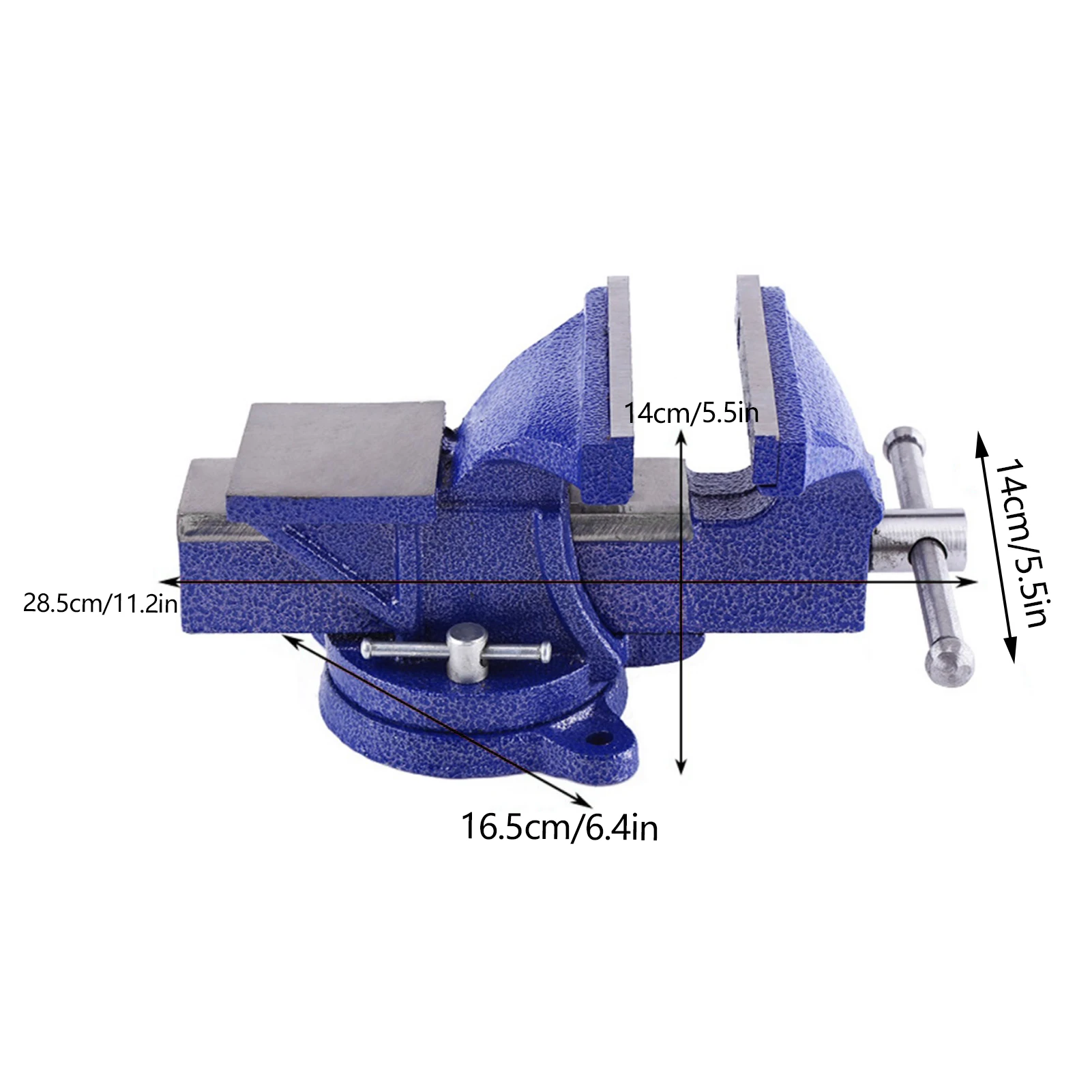 Metalworking Vice Engineer  Clamp Steel  Garage Workshop Tool Multi Purpose  Base Bench Vise