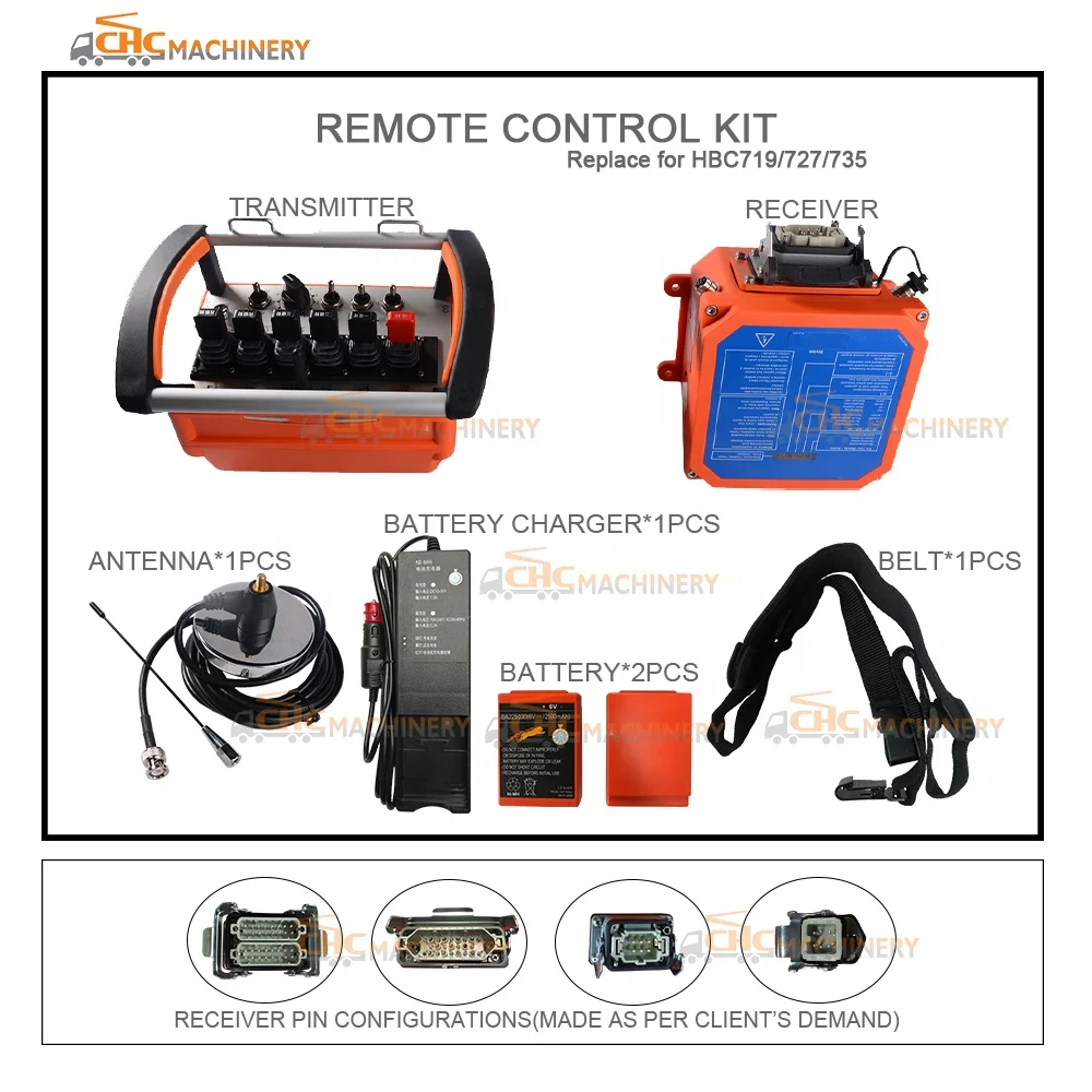 Putzmeister PSF36.15TH Remote Controller for Concrete Pump HBC Radiomatic 727 Replacement Construction Machinery Part